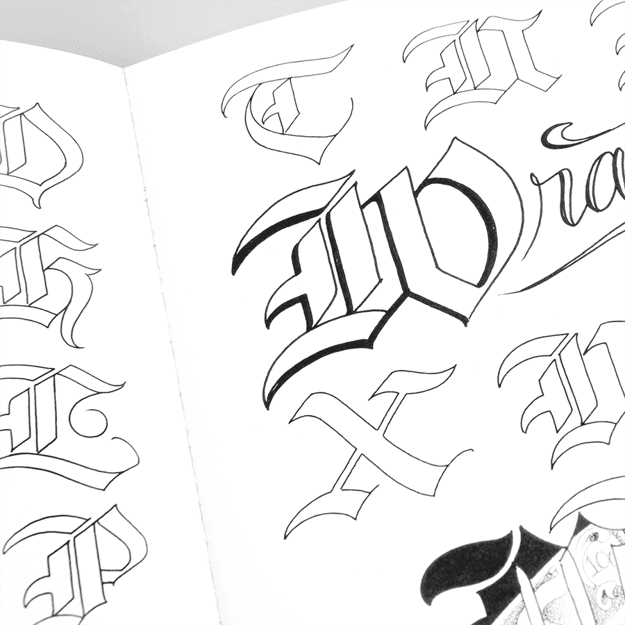 Buy Old Tattoo Font By An Artist From Durango, A Purely Unique Typeface