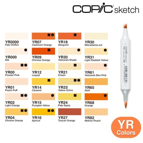 Copic Sketch Basic 72-Color Set | Art Supplies Japan